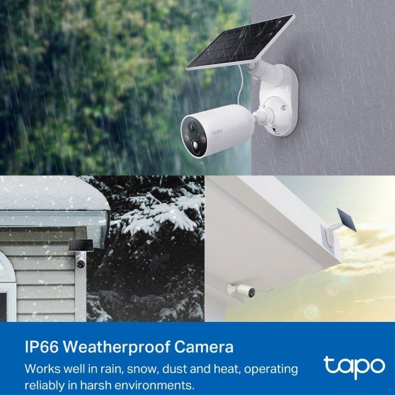 Tp-link Tapo C425 KIT Câmaras de Videovigilância / Visão Nocturna / Controlo APP / Inclui Painel So…