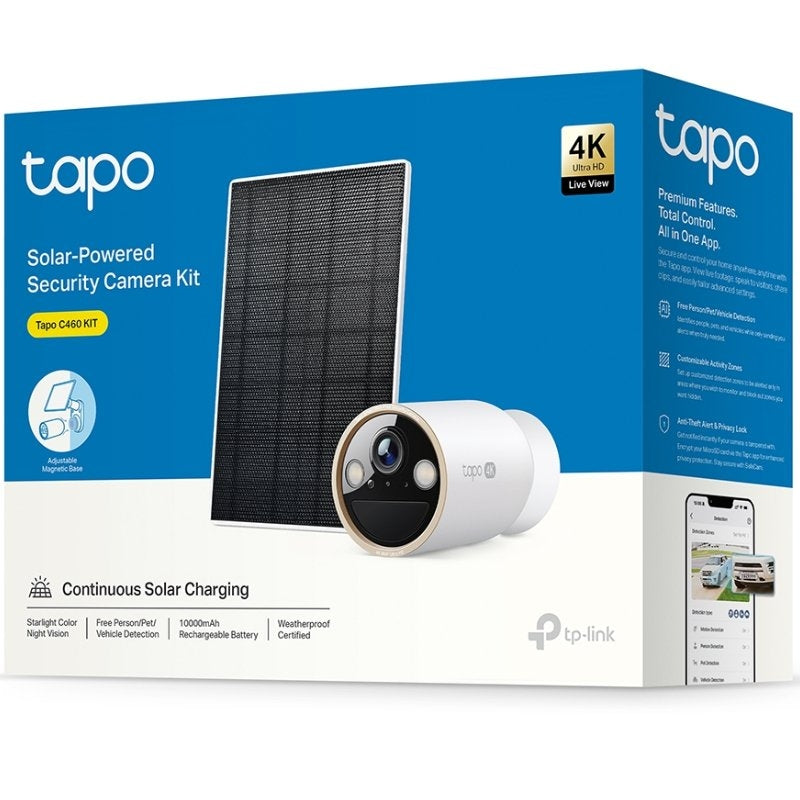 Câmara de Videovigilância Tp-link Tapo C460 KIT / Visão Noturna / Controlo Através da Aplicação / I…