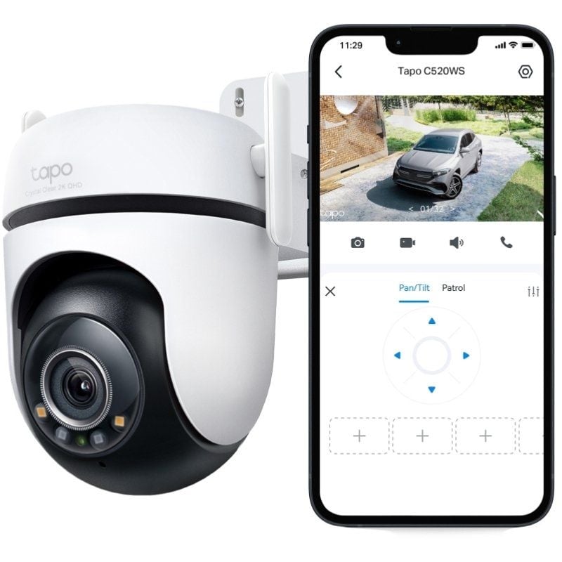 Tp-link Tapo C520WS Câmaras de Videovigilância / Visão Nocturna / Controlo a Partir da APP