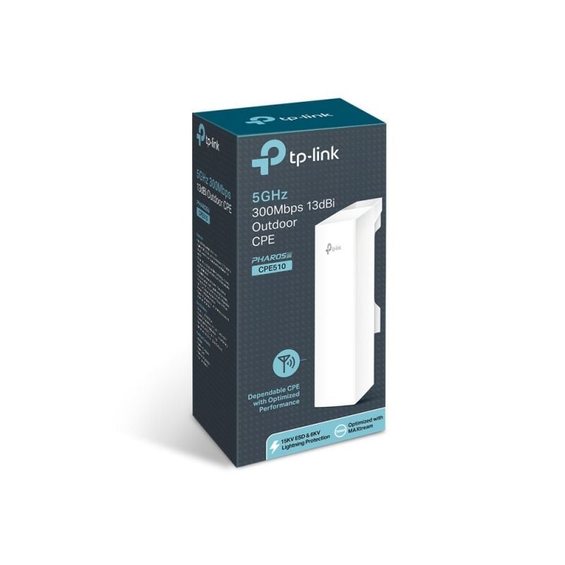 Tp-link CPE510 Ponto de Acesso sem Fios Poe 300mbps / 5ghz / Antena 13dbi / Wifi 802.11n / a