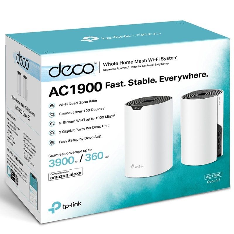 Tp-link Deco S7 1900mbps / 2.4ghz 5ghz Mesh System / Pack de 2