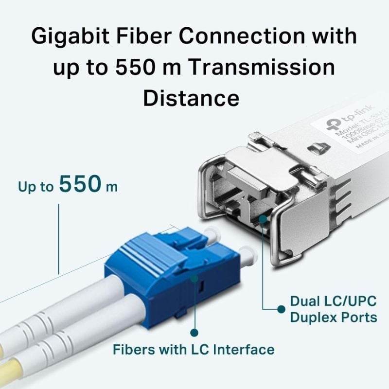 Módulo Transcetor SFP de Fibra Ótica Tp-link Tl-sm311lm