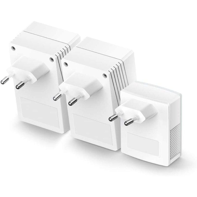 Adaptador Powerline Tp-link Wpa4220tkit 500mbps / 300m de Alcance / Conjunto de 3