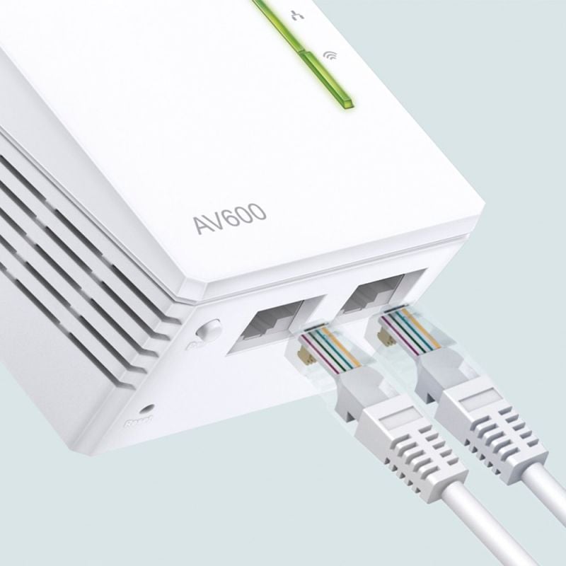 Adaptador Powerline Tp-link WPA4221KIT 600mbps / 300m de Alcance / Conjunto de 2