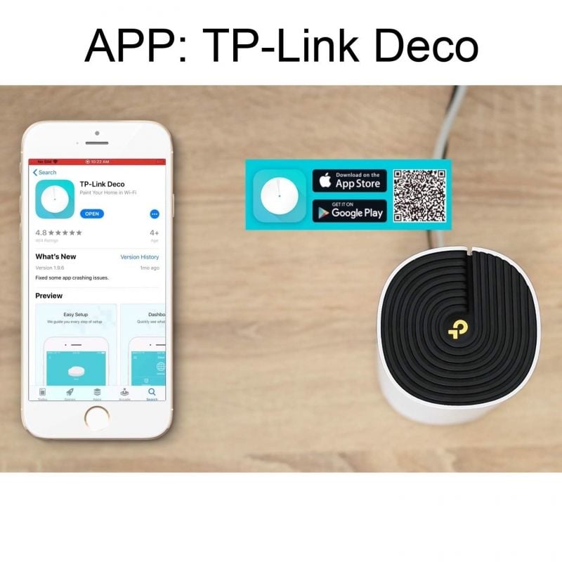 Tp-link Deco E4 1200mbps / 2.4ghz 5ghz Mesh System / Pack de 3
