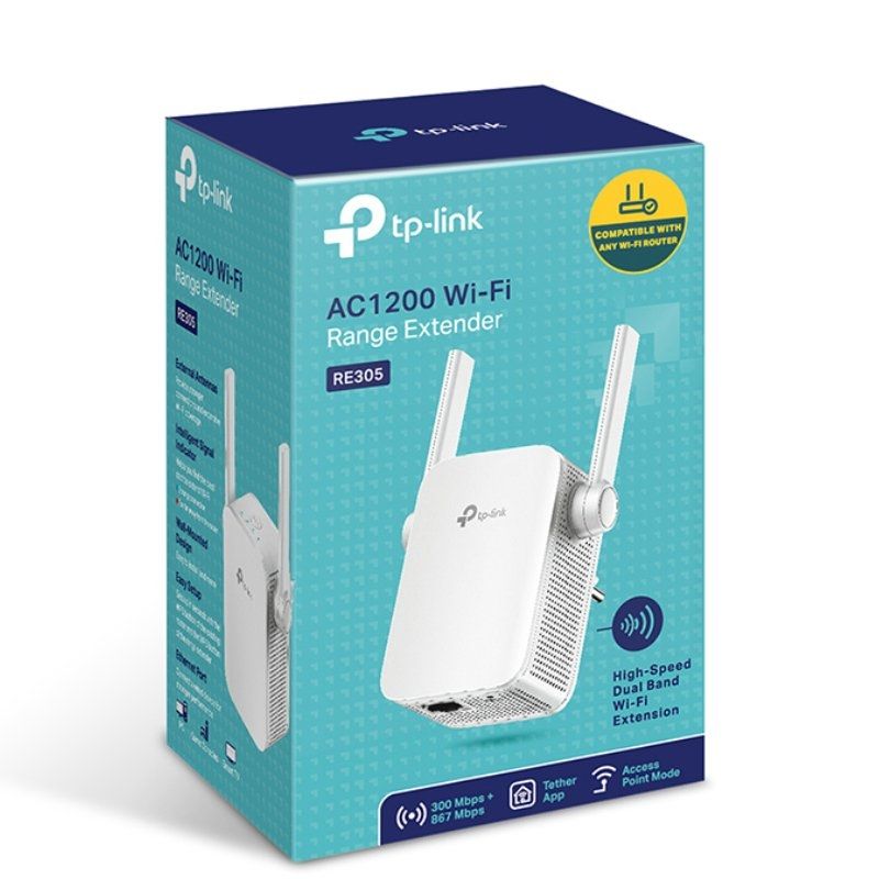 Repetidor sem Fios Tp-link RE305 1200mbps / 2 Antenas