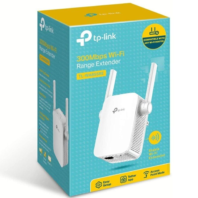Repetidor sem Fios Tp-link Tl-wa855re 300mbps / AP / 2 Antenas
