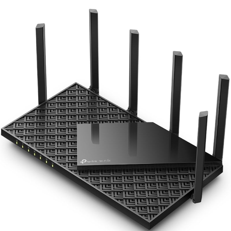 Router sem Fios Tp-link Archer AXE75 / Wifi 6E / 5400 Mbps / 2.4ghz 5ghz 6ghz / 6 Antenas / Wifi 80…