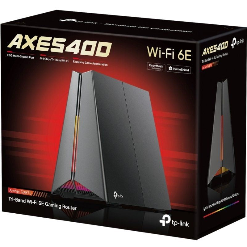 Router sem Fios para Jogos Tp-link Archer GXE75 AXE5400 / Wifi 6E / 5400 Mbps / 2.4ghz 5ghz 6ghz /…