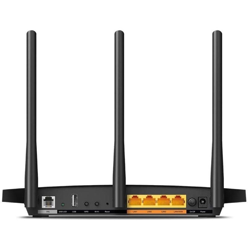 Router Modem sem Fios Tp-link Archer VR400 1200mbps / 2.4ghz 5ghz / 3 Antenas / Wifi 802.11ac / N /…