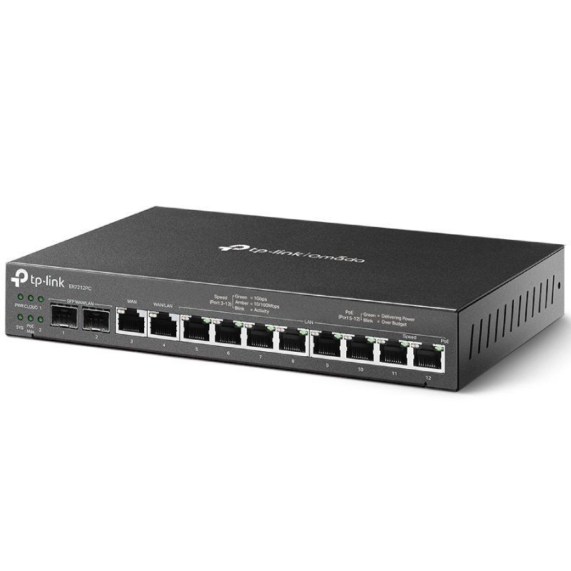 Tp-link Omada ER7212PC / Router VPN Multi-wan de 12 Portas