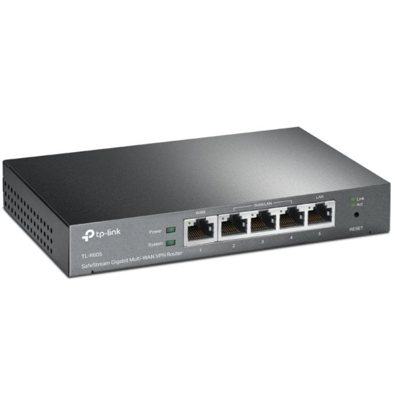 Router VPN Safestream Gigabit Tp-link Omada Tl-r605 / 5 Portas Multi-wan