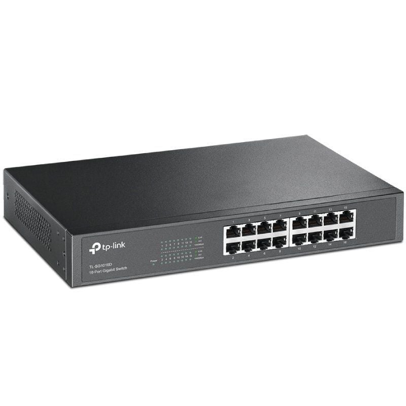 Switch Tp-link Tl-sg1016d 16 Portas / Rj-45 10 / 100 / 1000