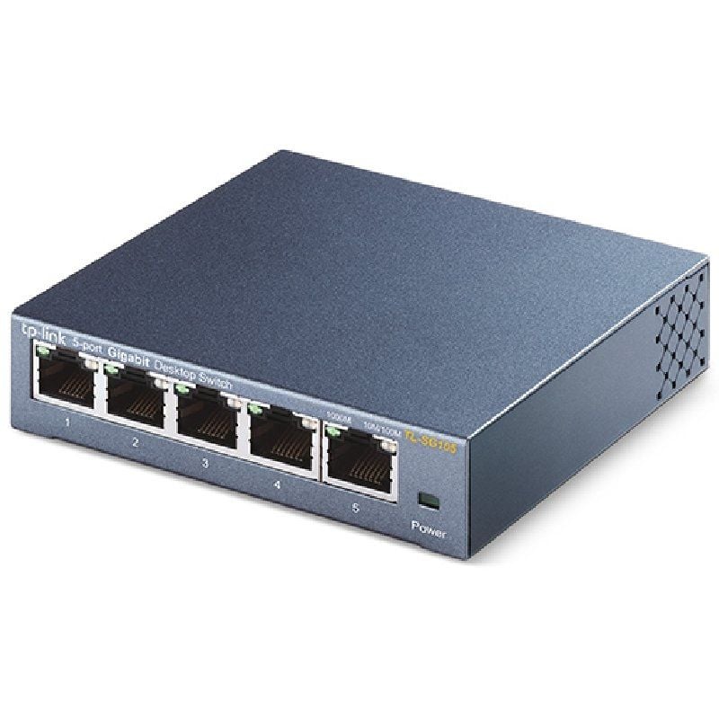 Switch Tp-link Tl-sg105 5 Portas / Rj-45 10 / 100 / 1000