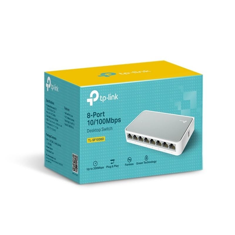 Switch Tp-link 8P 8 Portas / Rj-45 10 / 100
