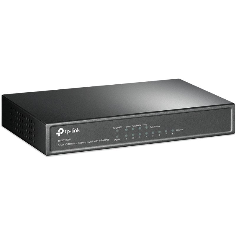 Switch Tp-link SF1008P 8 Portas / Rj-45 10 / 100 Poe