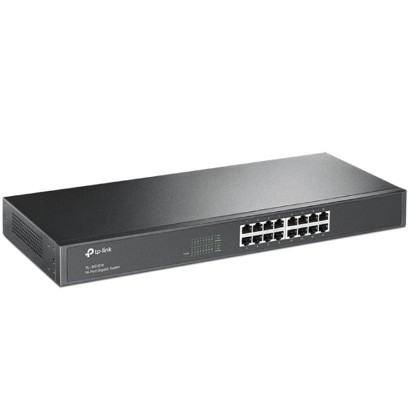Switch Tp-link Tl-sg1016 16 Portas / Rj-45 10 / 100 / 1000