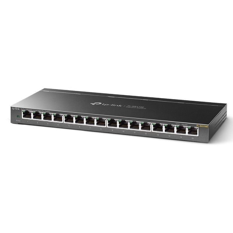 Switch Tp-link Tl-sg116e 16 Portas / Rj-45 10 / 100 / 1000
