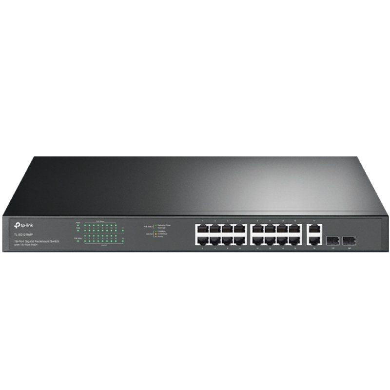 Switch Tp-link Tl-sg1218mp 20 Portas / Rj-45 10 / 100 / 1000 Poe+ / SFP