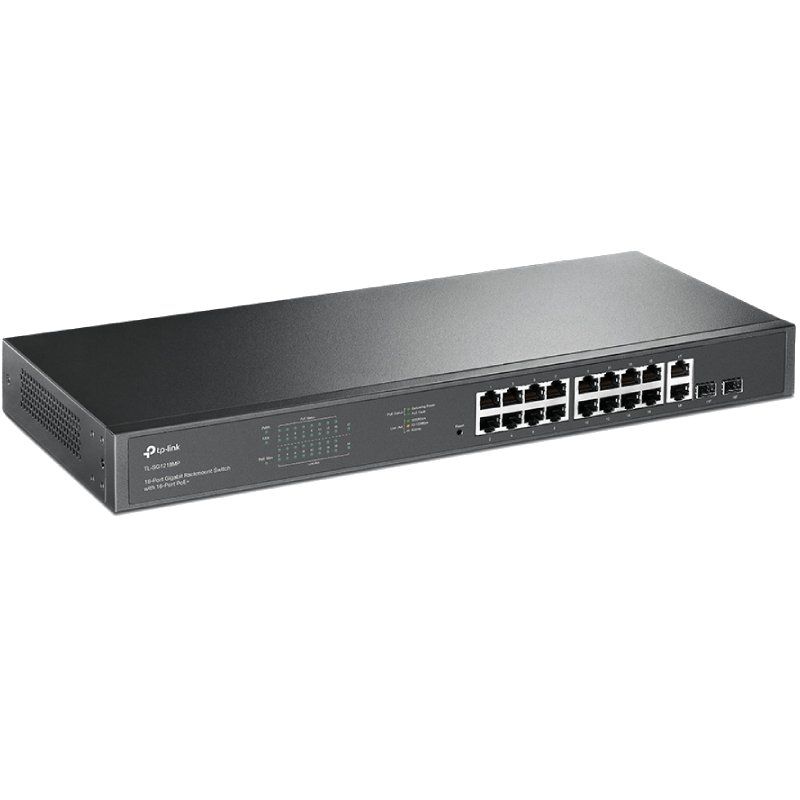 Switch Tp-link Tl-sg1218mp 20 Portas / Rj-45 10 / 100 / 1000 Poe+ / SFP