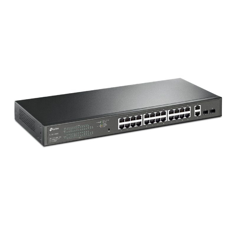 Tp-link Gigabit Tl-sg1428pe 28 Portas / Rj-45 10 / 100 / 1000 Poe+ / SFP Switch Gerido