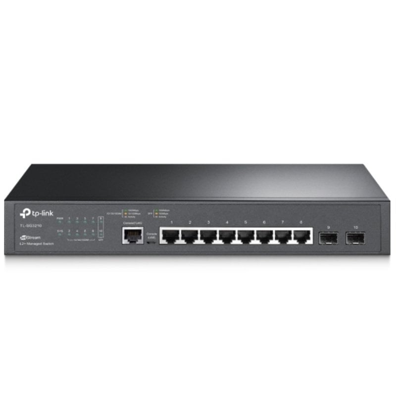 Tp-link Omada Tl-sg3210 V4 10 Portas / Rj-45 10 / 100 / 1000 / SFP Switch Gerido