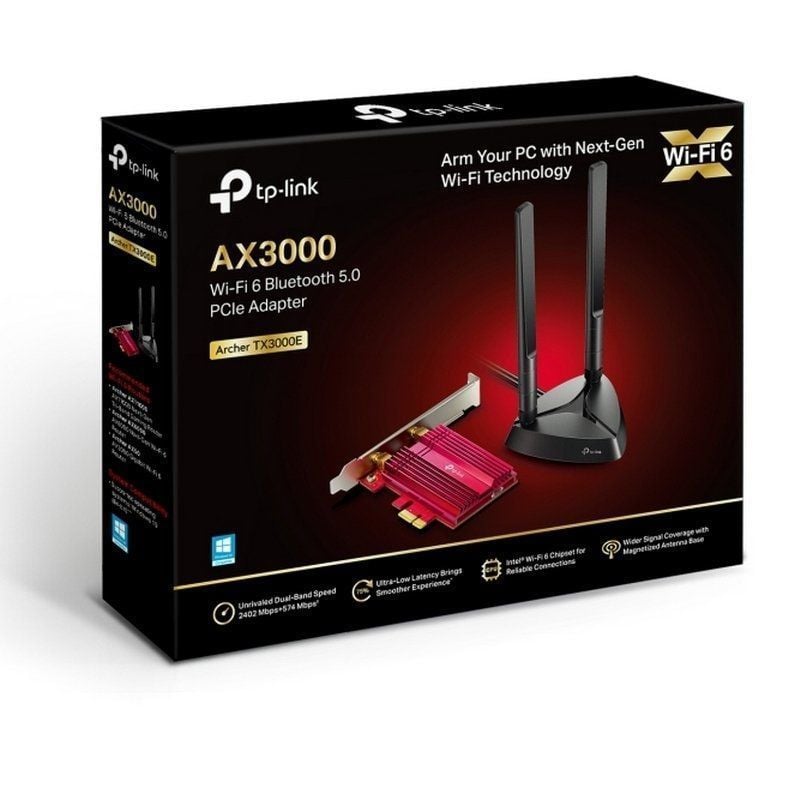 Placa de Rede Tp-link Archer TX3000E Wireless-pci Express / 3000mbps / 2.4 / 5ghz