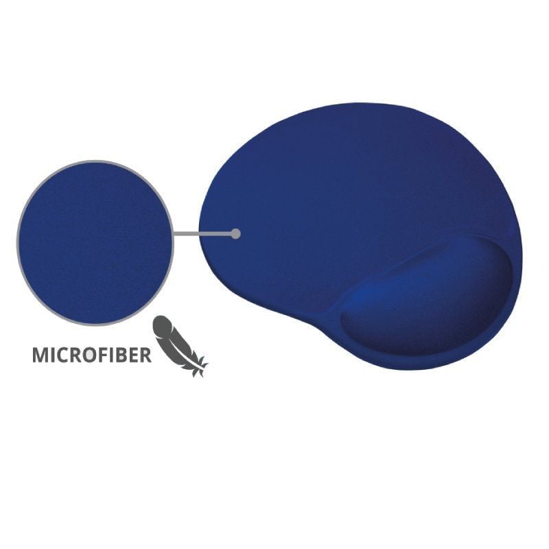 Tapete de Rato Ergonómico em Gel Trust Bigfoot / 16 X 205 X 236 Mm / Azul