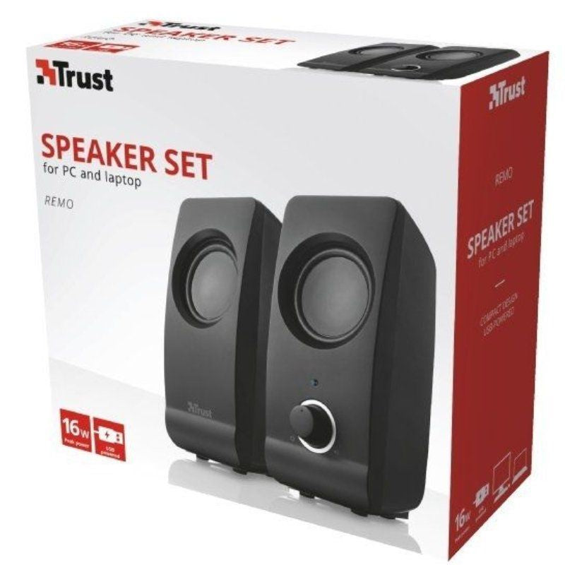 Altifalantes Trust Remo / 16W / 2.0