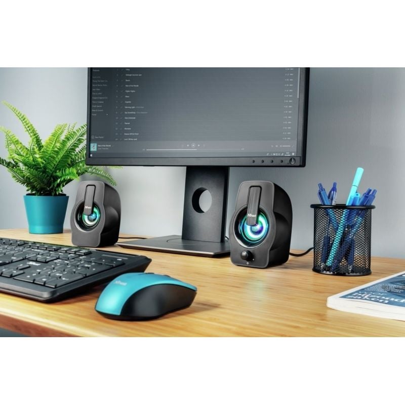 Altifalantes Trust Gemi RGB / 12W / 2.0