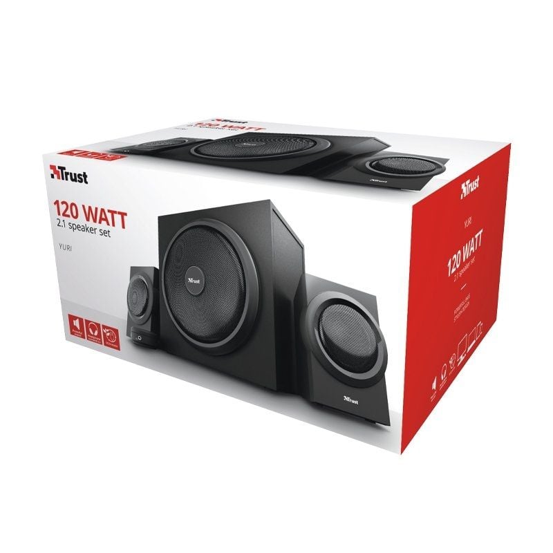 Colunas Trust Yuri / 120W / 2.1