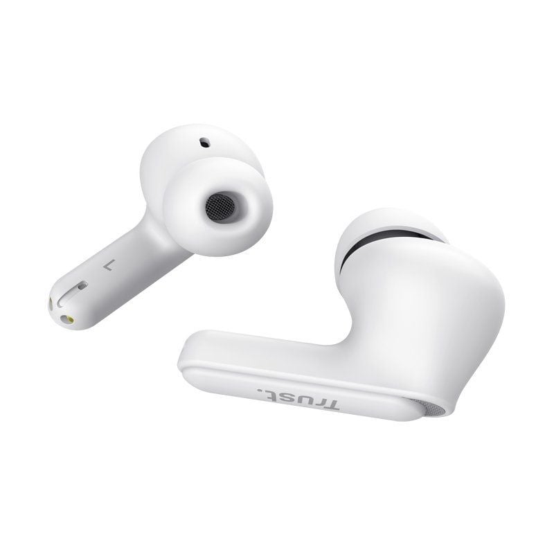 Trust Yavi ENC Auscultadores Bluetooth com Estojo de Carregamento / Branco