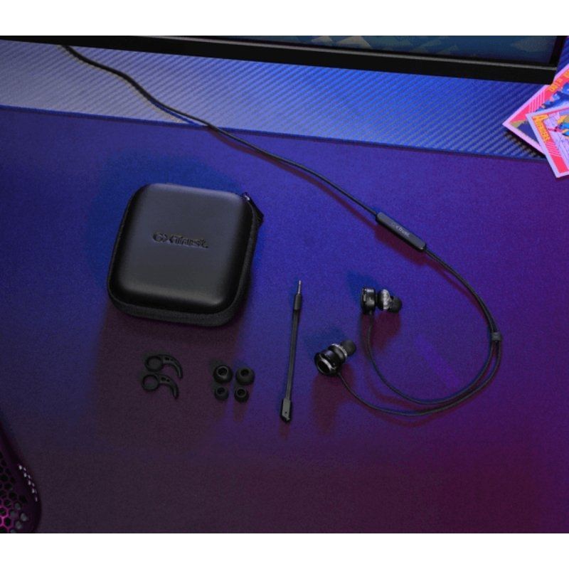 Auscultadores para Jogos com Microfone Trust Gaming GXT 406 Pine / Jack 3.5 / Preto