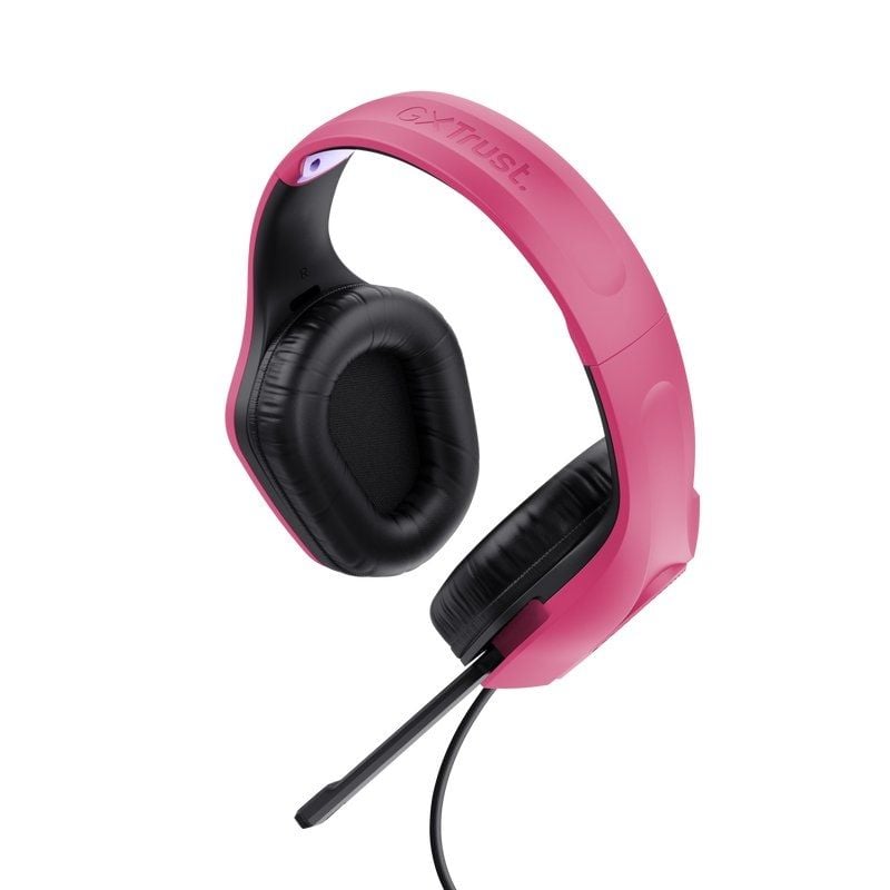 Auscultadores para Jogos com Microfone Trust Gaming GXT 415 Zirox / Jack 3.5 / Rosa