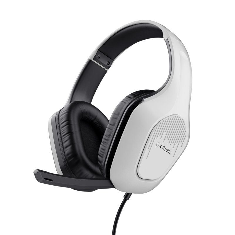 Auscultadores para Jogos com Microfone Trust Gaming GXT 415 Zirox PS5 / Jack 3.5 / Branco
