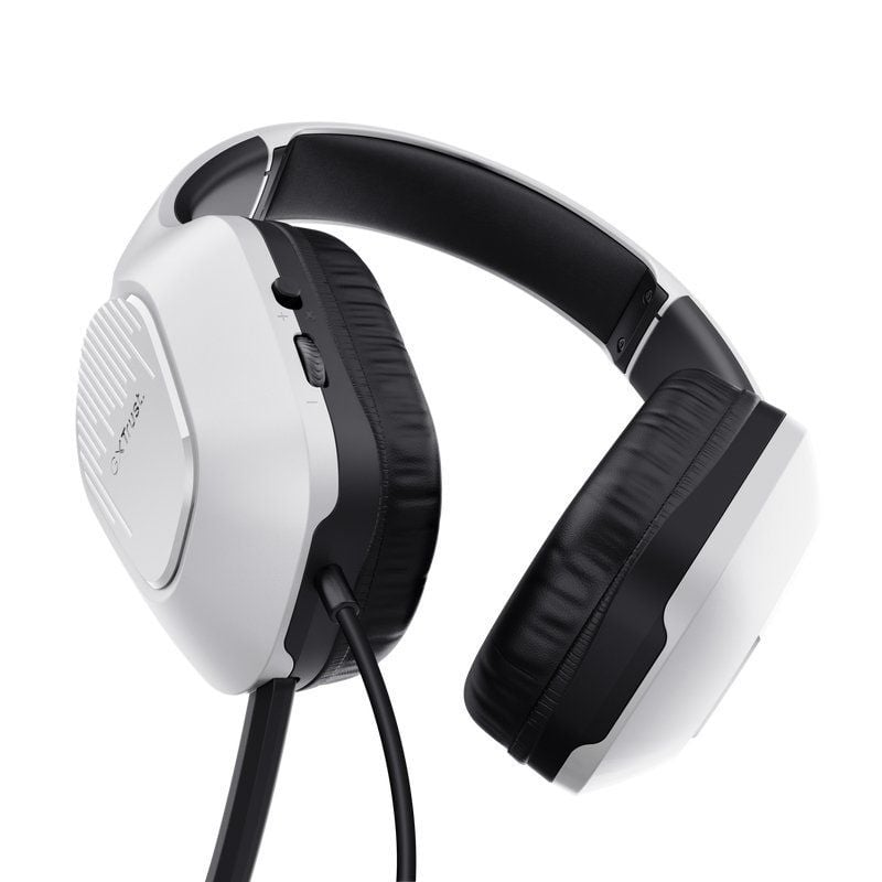 Auscultadores para Jogos com Microfone Trust Gaming GXT 415 Zirox / Jack 3.5 / Branco