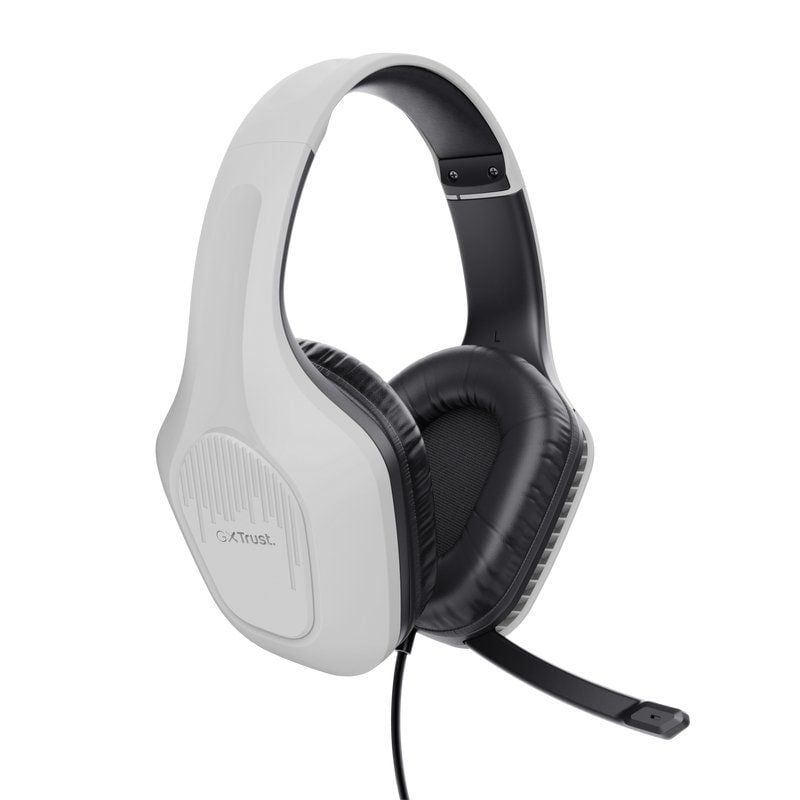 Auscultadores para Jogos com Microfone Trust Gaming GXT 415 Zirox / Jack 3.5 / Branco