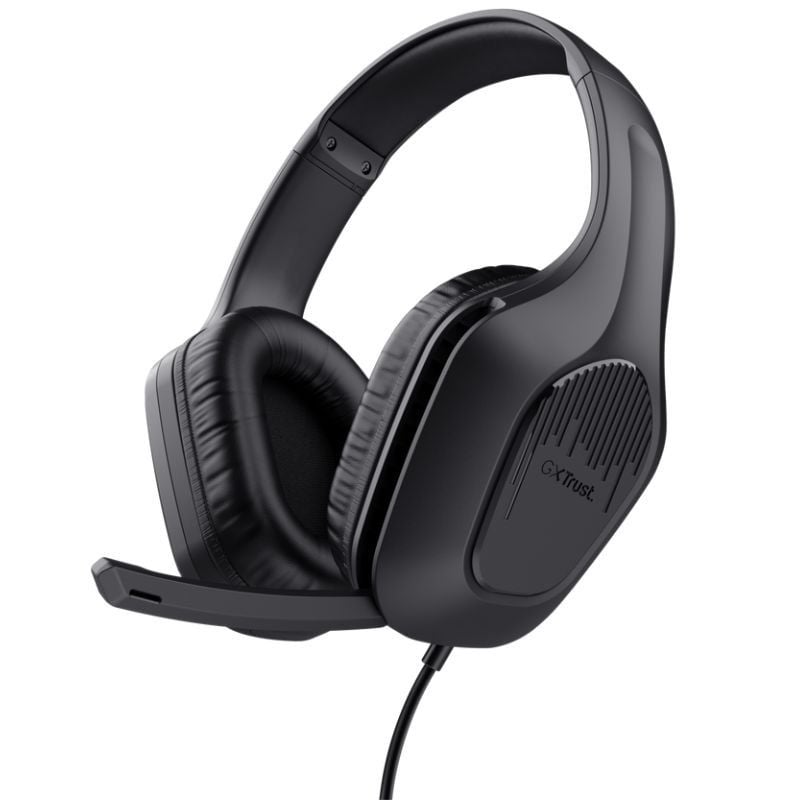 Auscultadores para Jogos com Microfone Trust Gaming GXT 417 Zirox / Jack 3.5 / Preto