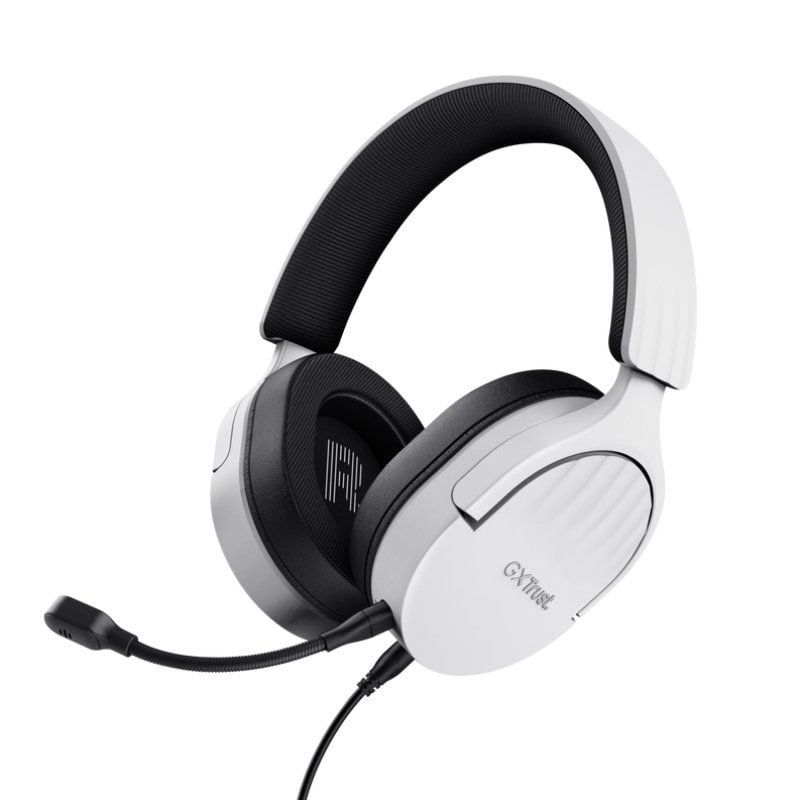 Auscultadores para Jogos com Microfone Trust Gaming GXT 489 Fayzo / Jack 3.5 / Branco