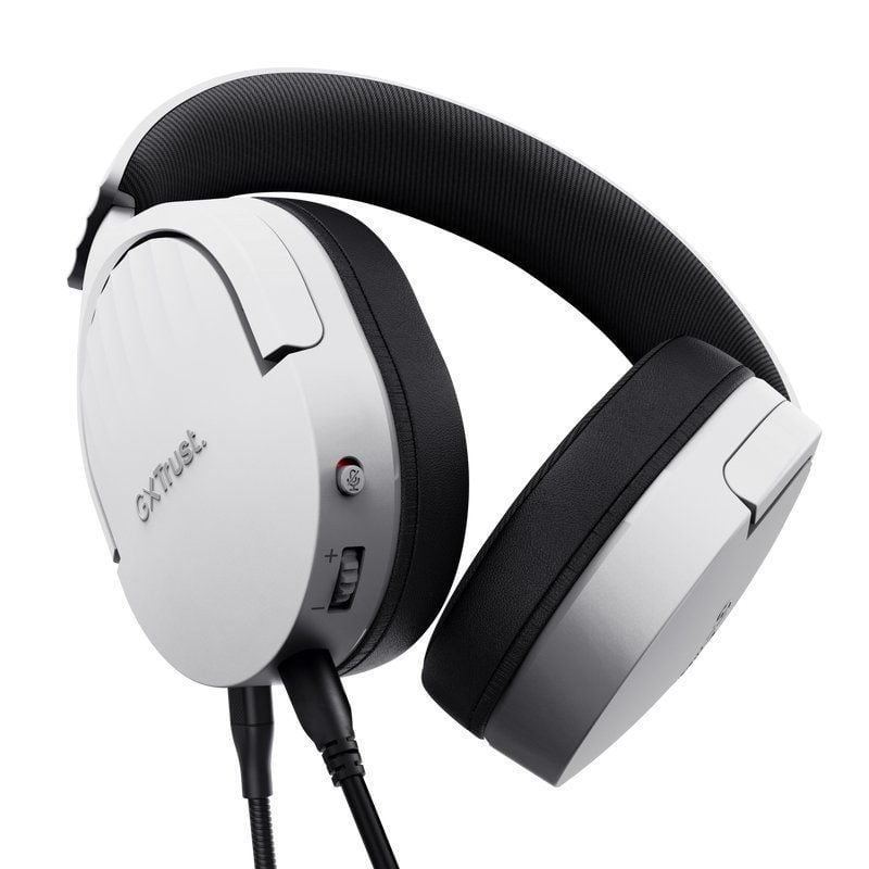 Auscultadores para Jogos com Microfone Trust Gaming GXT 489 Fayzo / Jack 3.5 / Branco