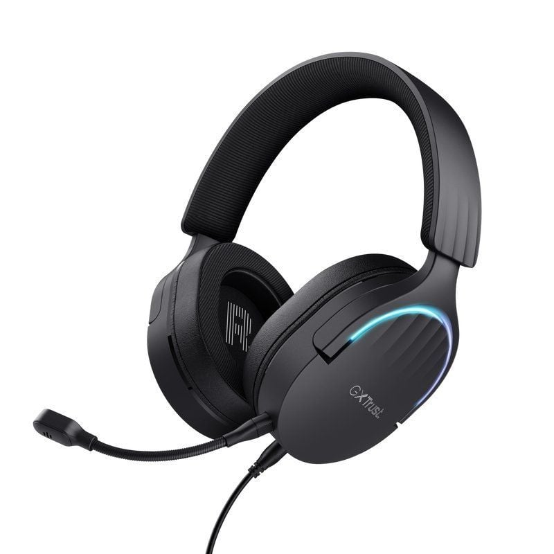 Auscultadores para Jogos com Microfone Trust Gaming GXT 490 Fayzo / USB 2.0 / Preto
