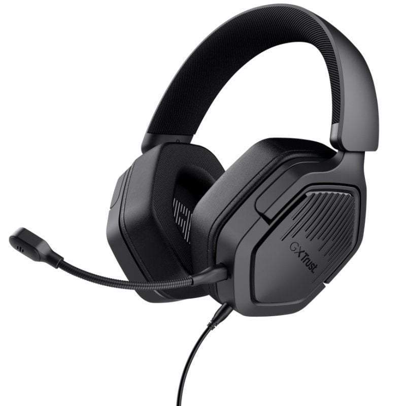 Auscultadores para Jogos com Microfone Trust Gaming GXT 492 Carus / Jack 3.5 / Preto