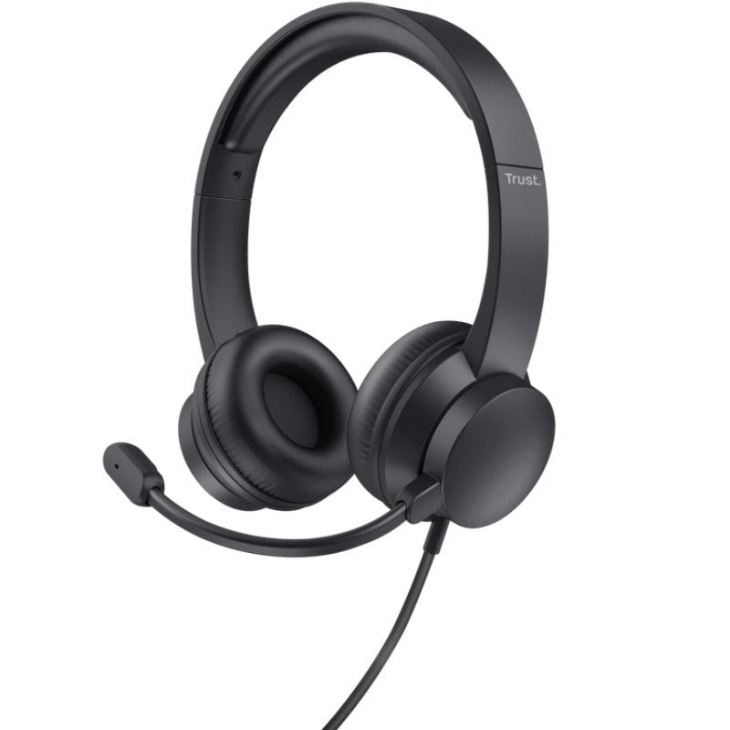 Trust Hs-201 Auscultadores USB / com Microfone / USB / Preto