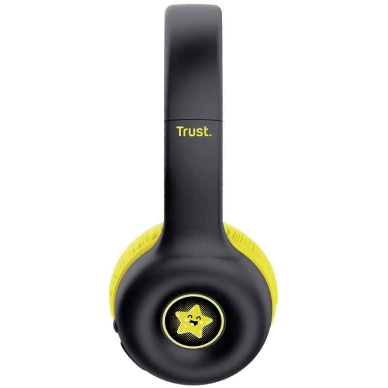 Trust Nouna Kids Auscultadores sem Fios para Crianças / com Microfone / Preto