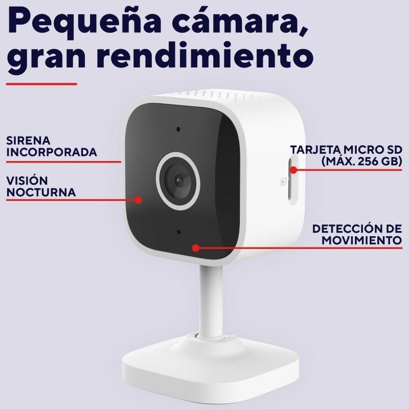 Câmara de Vigilância por Vídeo Trust Ipcam-2900 / 93,6º / Visão Nocturna / Controlo a Partir da APP