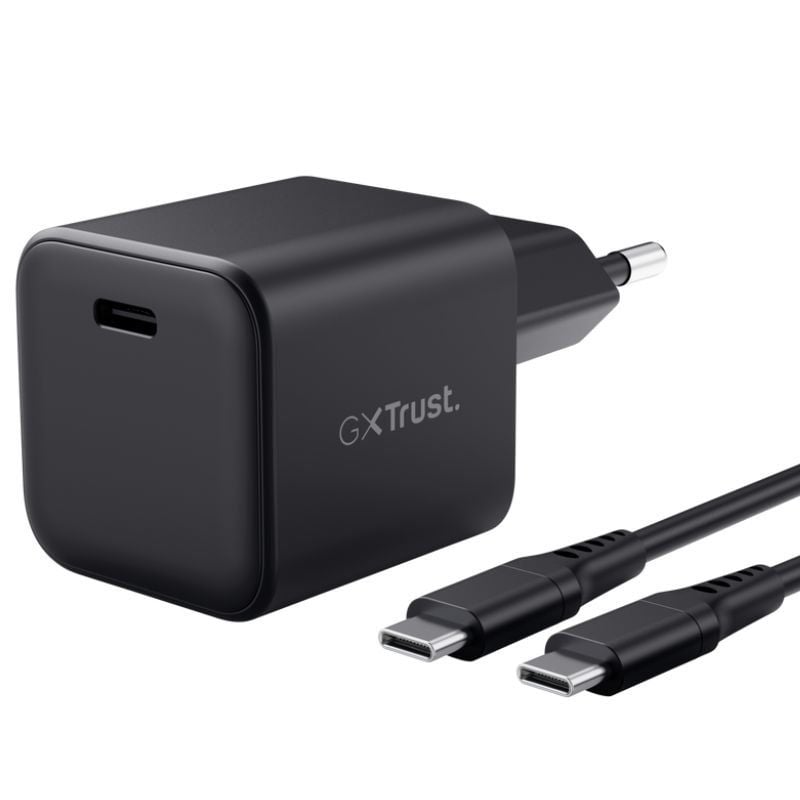 Carregador de Parede Gan Trust Gaming GXT 1258 Switch 2 / 1xusb Type-c / Inclui Cabo USB Type-c / 6…