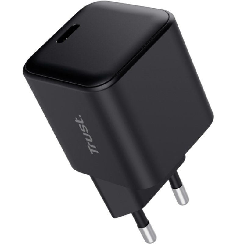 Carregador de Parede Gan Trust Maxo 65W Gan Ultra-reduzido / 1xusb Type-c / Inclui Cabo USB Type-c…