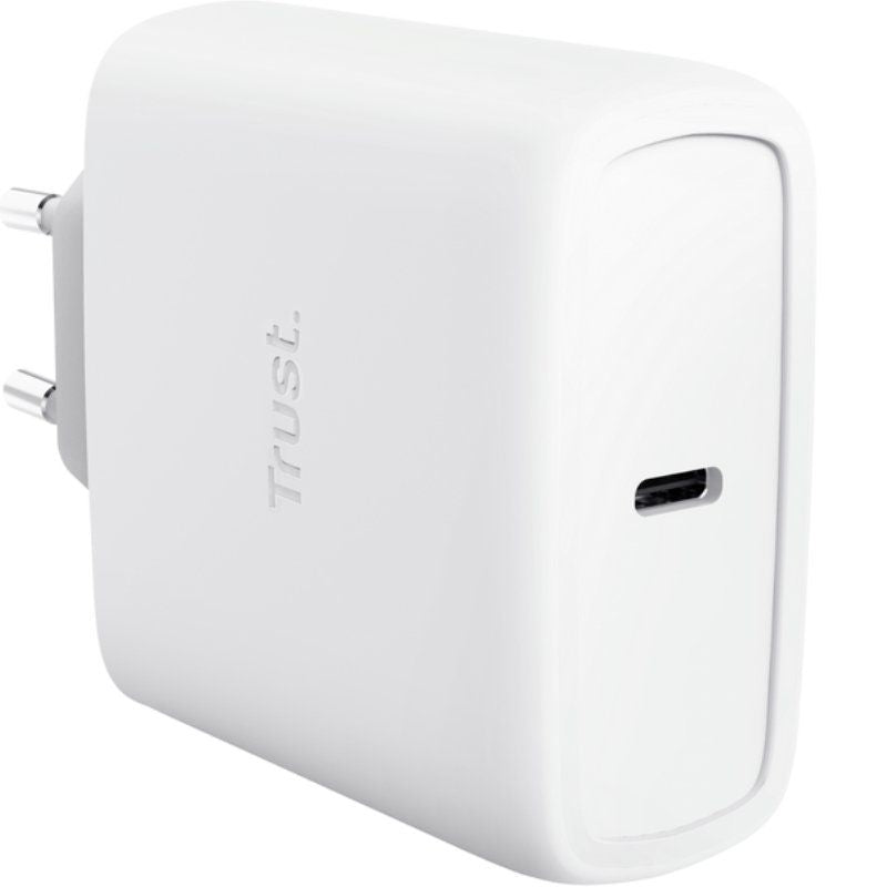 Carregador de Parede Trust Maxo 65W Gan / 1xusb Type-c / Inclui Cabo USB Type-c / 65W