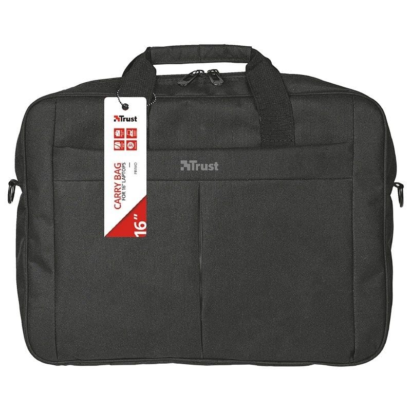 Mala para Computador Portátil Trust Primo para Computadores Portáteis Até 16" / Preto
