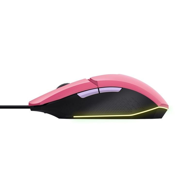 Trust Gaming Mouse GXT 109 Felox / Até 6400 DPI / Rosa